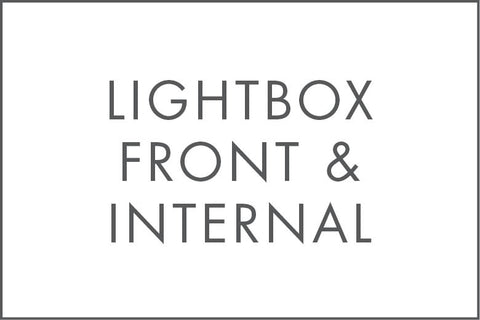 LIGHTBOX FRONT & INTERNAL
