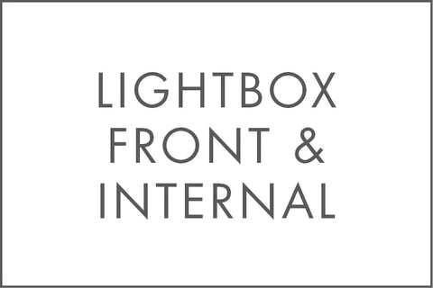 LIGHTBOX FRONT & INTERNAL - GER