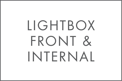 LIGHTBOX FRONT AND INTERNAL