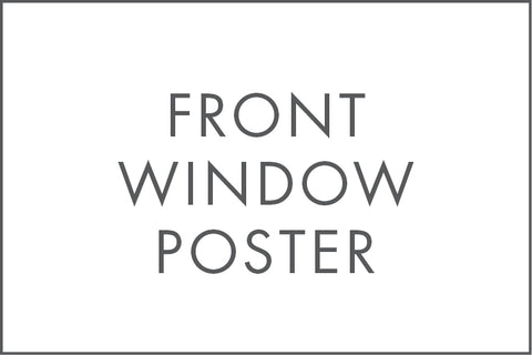 FRONT WINDOW POSTER