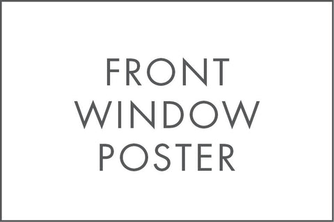 FRONT WINDOW POSTER - ROMANIA