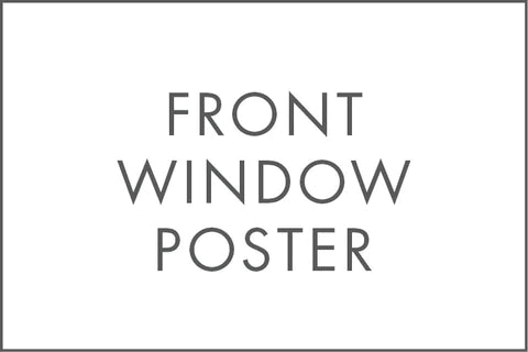 FRONT WINDOW POSTER - BELGIUM