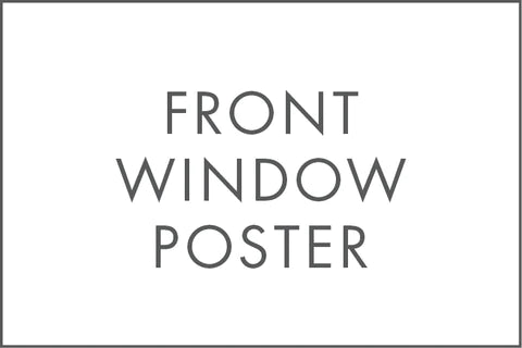 FRONT WINDOW POSTER - AUSTRIA