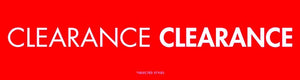 CLEARANCE COUNTER STAND SELECTED STORES - USA