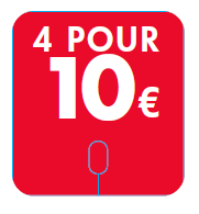 EAR MULTI PRONG TALKER (4 pour 10€) - FRENCH