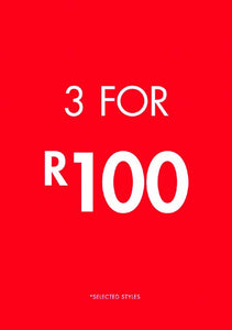 3 FOR 100 A2 ENTRY STAND - SOUTH AFRICA
