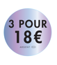 3FOR18€ - CIRCLE POP - FRENCH