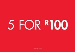 5 FOR 100 WALLBAY - SOUTH AFRICA