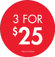 3 FOR 25 CIRCLE POP - CANADA