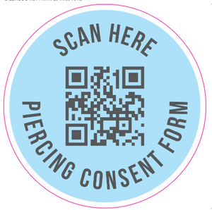 PIERCING CAMPAIGN 2024 - QR CODE DECAL - ENGLISH