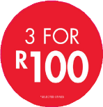 3 FOR 100 CIRCLE POP - SOUTH AFRICA