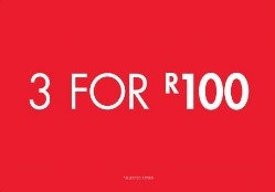 3 FOR 100 WALLBAY - SOUTH AFRICA