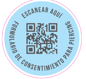 PIERCING CAMPAIGN 2024 - QR CODE DECAL - SPANISH