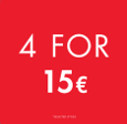 4 FOR 15 - SIX SMALL SPINNER - ENGLISH EURO