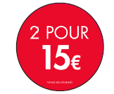 2 FOR 15€ CIRCLE POP SETS - FRENCH