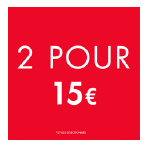 2 FOR 15€ SIX SPINNER SMALL DECAL - FRENCH