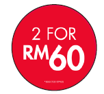 2 FOR RM60 CIRCLE POP SET MAL