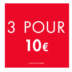 3 FOR 10€ SIX SPINNER SMALL DECAL - FRENCH