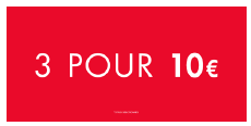 3 FOR 10€ SIX WALLBAY SET - FRENCH