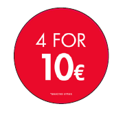 4 FOR 10€ CIRCLE POP SET