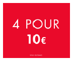 4 FOR 10 EURO 3 SIDED SPINNER - FRENCH