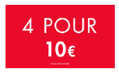 4 FOR 10 EURO 4 SIDED SPINNER DECAL - FRENCH