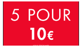 5 FOR 10€ 4 SIDED SPINNER DECAL - FRENCH