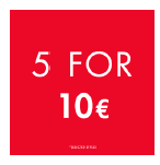 5 FOR 10€ SIX SPINNER SMALL DECAL
