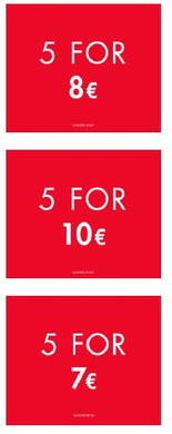 5 FOR € 3 SIDED SPINNER - ENGLISH EU