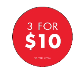 3 FOR $10 CIRCLE POPS