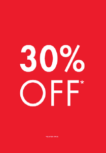 30% OFF ENTRY STAND - UK