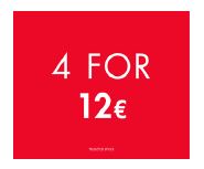 4 FOR € 3 SIDED SPINNER - ENGLISH EU