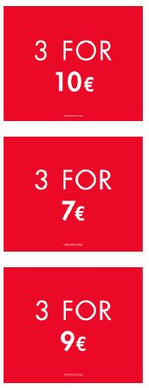 3 FOR € 3 SIDED SPINNER - ENGLISH EU