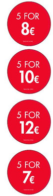 5 FOR € PROMO CIRCLE POP SET - ENGLISH EU