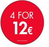 4 FOR € PROMO CIRCLE POP SET - ENGLISH EU