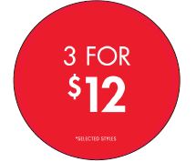 3 FOR $12 CIRCLE POP SET - AUS/NZ