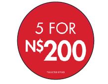 VALUE 5 FOR $$ CIRCLE POP SET - NAMIBIA