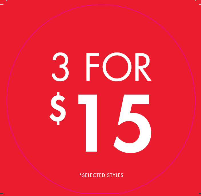 3 FOR 15 CIRCLE POP - SINGAPORE
