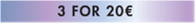 ADD ON - 3 FOR 30 - STRIP - ENGLISH EURO