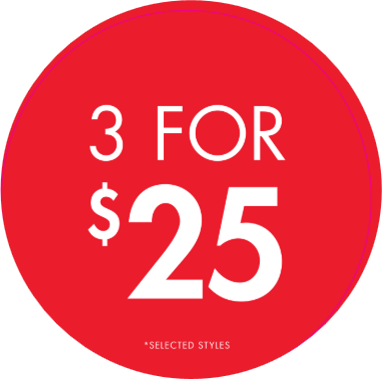 3 FOR 25 - CIRCLE POP - USA