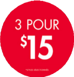 3 FOR 15 CIRCLE POP - CANADA QUEBECIAN