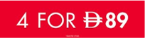 4FOR89 COUNTER STAND (SELECTED STORES) - UAE DIRHAM
