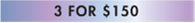 ADD ON - 3 FOR 30 - STRIP - HONG KONG