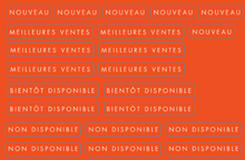 Load image into Gallery viewer, MENUBOARD STICKERS - CANADA QUEBEC
