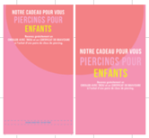 PIERCING GWP KIDS 2025 - STAND CARD INSERT - FRENCH