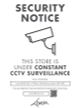 CCTV DECAL - UK