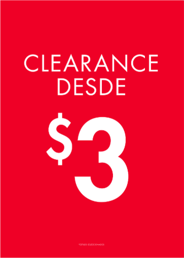 CLEARANCE FROM $3 - A2 ENTRY STAND - USA SPANISH