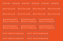 Load image into Gallery viewer, MENUBOARD STICKERS - DUTCH