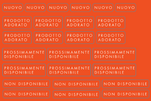 Load image into Gallery viewer, MENUBOARD STICKERS - ITALIAN
