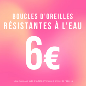 WATERPROOF JEWLLERY €6 - WINDOW DECAL - FRANCE ONLY